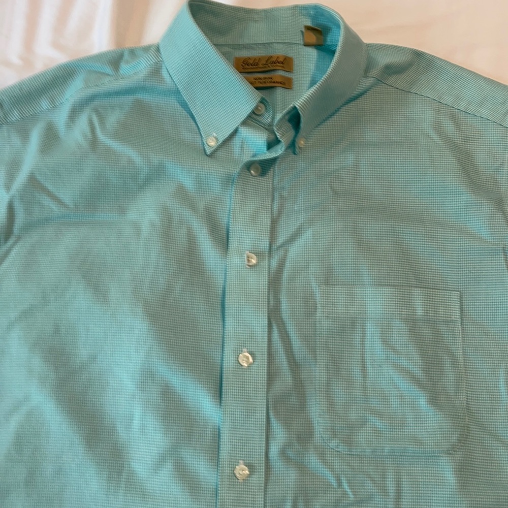Like New!!! 2XLT Big&Tall Teal Roundtree & York